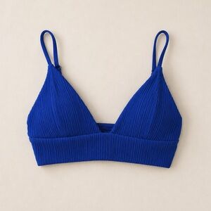 L*SPACE Winnie Bikini Top in Royal